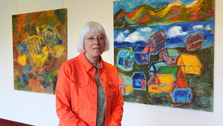 Video zur Ausstellung "Blütenspuren und Farbgespräche"