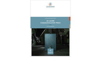 20 Jahre Communicator-Preis (Cover des Handouts zur Ausstellung)