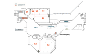 Lageplan Tagungsräume WZ Bonn