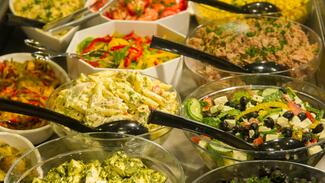 Salatbuffet und Mittagessen in Bonn Bad Godesberg